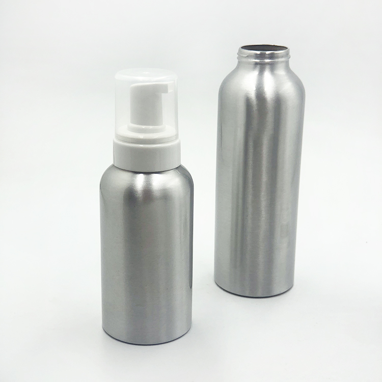 lotion pump aluminum bottles luxury