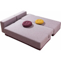 Sleeper Chaise Sectional Fabric Corner Sofa Bed