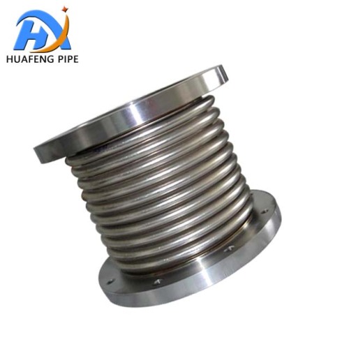 Stainless Steel Corrugated Braided Hose with Flanges