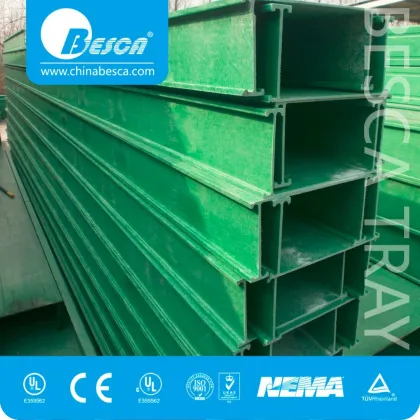 Fiber Reinforced Cable Duct with cover (FRP)