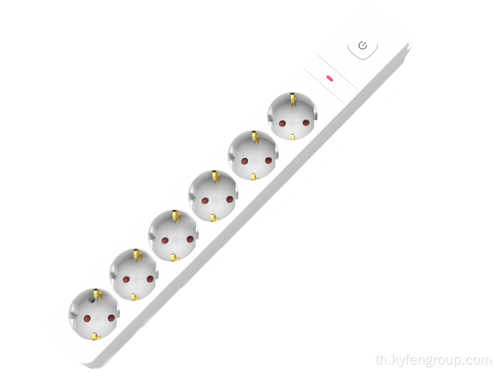 แถบพลังงานของเยอรมนี 5 ทิศทางพร้อมสวิตช์ปุ่มโอเวอร์โหลด