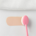 Escova de maquiagem de corretivo rosa