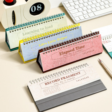 2025 Mini Retro Desk Calendar - 4 Color Printing