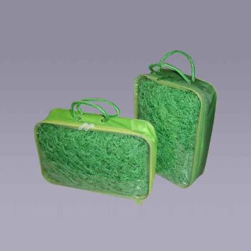 白いプラスチックロープホルダーネット