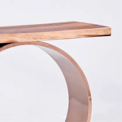 Goolee Fashion Design Wooden Top Metal Base Hobby Lobby Console Table