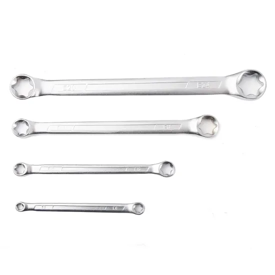 E6xE8/E10xE12/E14xE18/E20xE24 E-Torx Box Double Ring Wrench Set - High Quality