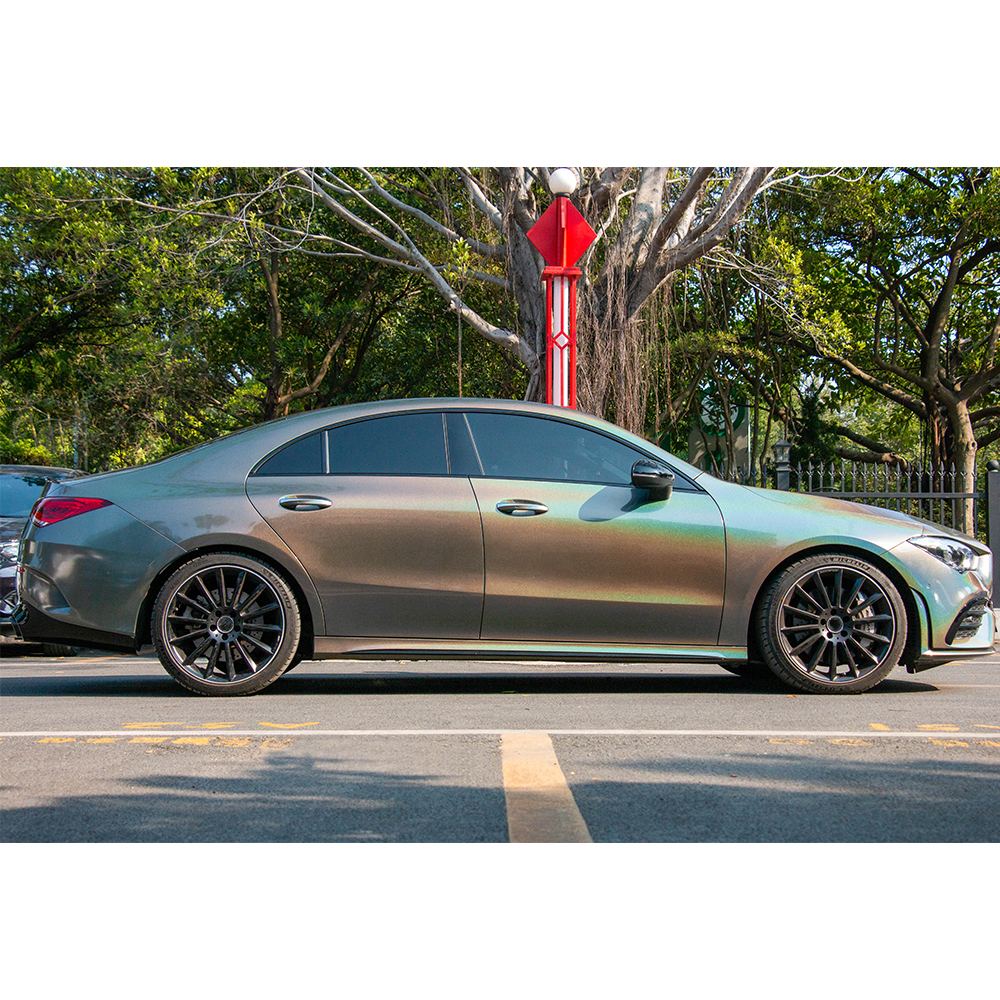 Iridecence laser Grey Vinyl Wrap