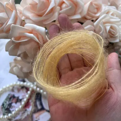 Merino Mohair Wool Yarn 72% Mohair 28% Nylon 2% Spandex - In Stock for Knitting, Weaving, Sewing