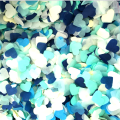 Papel de arroz ecológico, dissolução de confetes