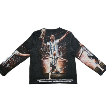 Customized Football and Basketball Jacquard Woven Sweaters