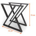 Y Frames Coffee Dining Metal Table Legs