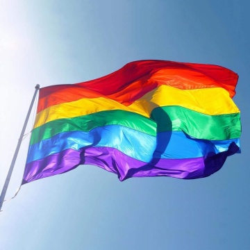 promotion digital printing hign quality gay pride flag