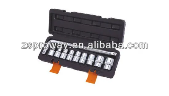 10pcs 1/2"dr. socket set, L type wrenches