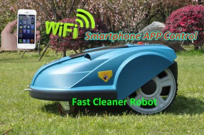 Newes john deere lawn mower tractor/Robot Lawn Mower with Updated New Wifi Smartphone App Control and Water-Proofed charger
