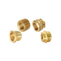 Knurling decorative round insert brass nuts