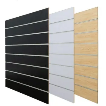 White Melamine Slot Wall MDF Panels: 18mm Slot MDF Board - Your Ultimate Resource