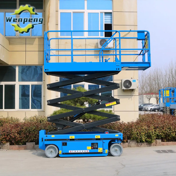 Self-propelled Wheel Electric Scissor Lifts Work Platforms