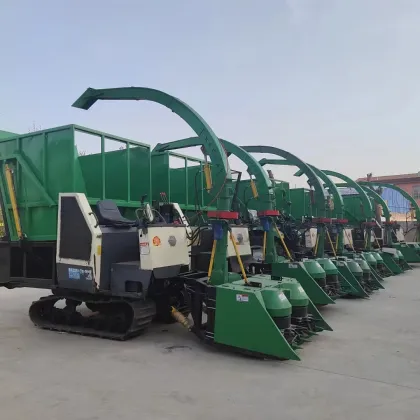 Silage Combine: Rice Grain Corn Wheat Harvesting Machine for Farms and Ranches