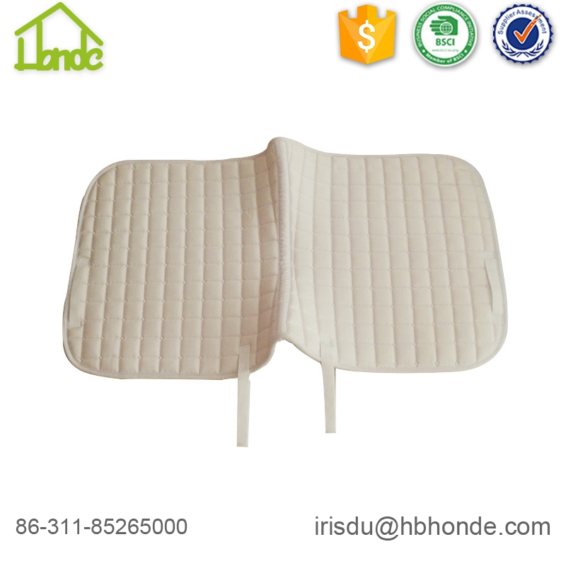 Polycotton Fabric Waffel Lining Horse Saddle Pad