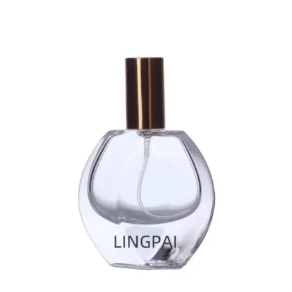 Recyclable luxury women's perfume bottle 30ml 50ml transparent perfume bottle customized