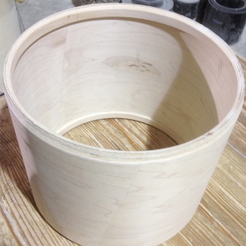 접착제 링이있는 3Ply 5.4mm 메이플 드럼 쉘