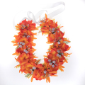 Hawai&#39;i Classic Plumeria &amp; Spider Lily Flower Short Leis