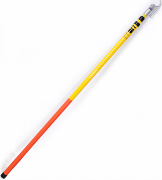 High Voltage Telescopic Fiberglass Electrical Triangle Hot Stick for Power Industry