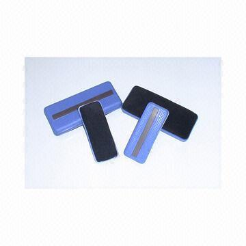 Plastic Magnetic Eraser, Measures 14.6 x 6.5 x 2.7cm