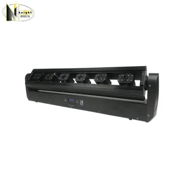 Moving Head Laser Light System with 6 Heads, 500MW Power, RGB Effects for Night Events