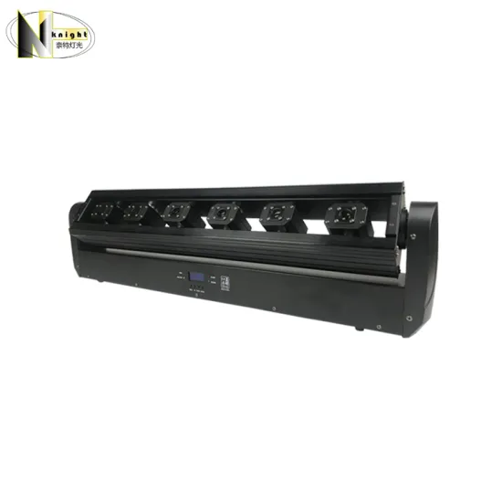 Moving Head Laser Light System with 6 Heads, 500MW Power, RGB Effects for Night Events