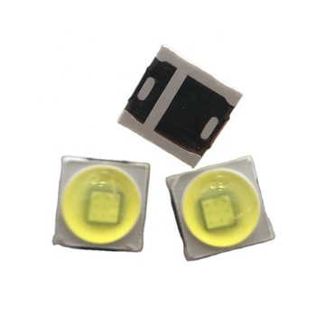 3030 2W 3V SMD LED مع عدسة - أبيض دافئ 3000 كيل