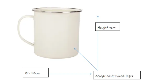 Ceramic camping mug and coffee mug