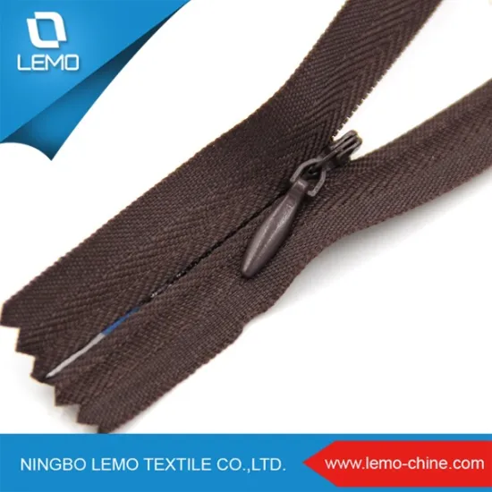3# Wenzhou Conceal Zipper for Sofa, Open End Invisible Zipper
