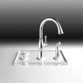 APEX Counter Top Transparan Acrylic Tap Display Stand