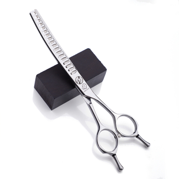 Firelion 440C Stainless Steel 6.5-inch Dog Chunker Scissors with Shark Teeth