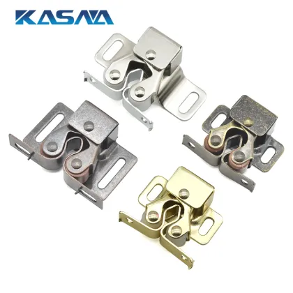 Japanese TAKIGEN C-1051 Carbon Steel Cabinet Latch - Push to Open Door Hardware