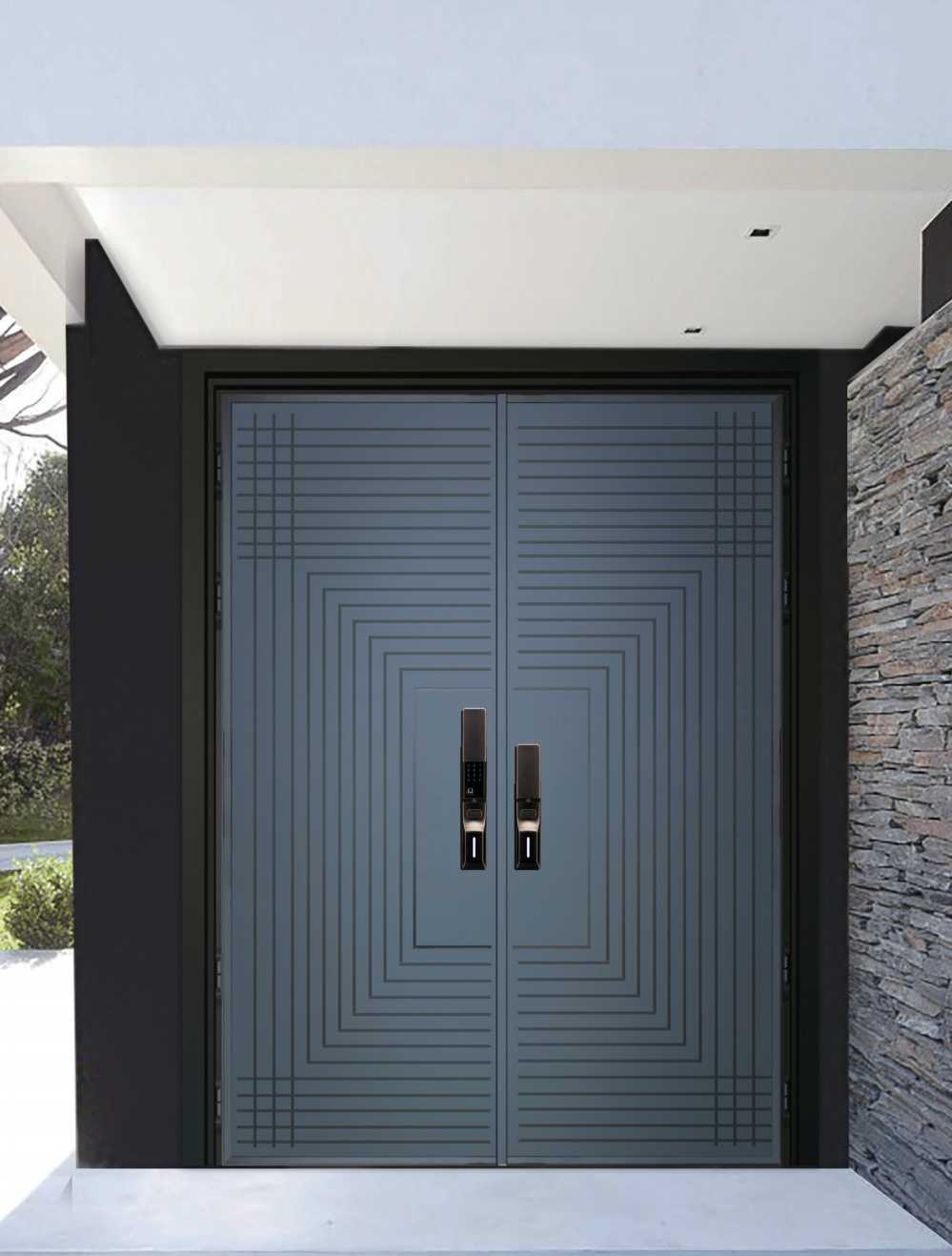 modern aluminum entry doors