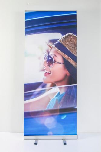 Roll Up Banner Stand Stand Custom Print