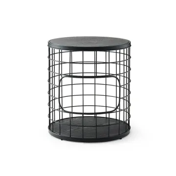 black round unique side table