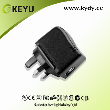 KEYU brand 5W charger AC/DC USB  adapter
