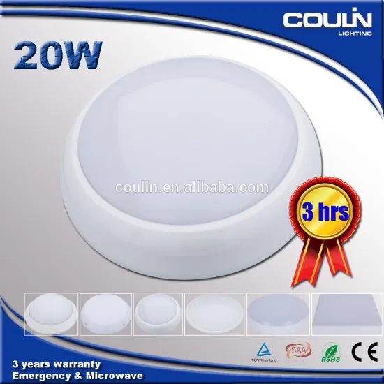 Coulin LED 20W microwave motion sensor Ceiling Light,Rechargeable LED Ceiling Light With Emergency