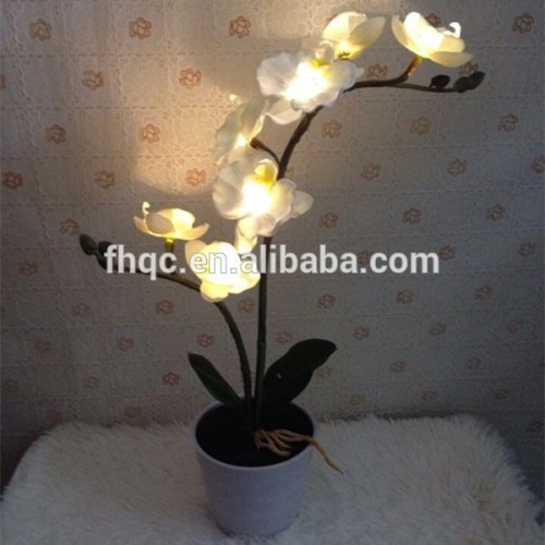 5led Light Up Fabric Butterfly Orchid Flower, High Quality 5led Light