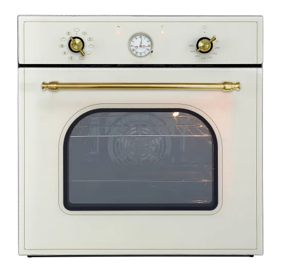 60L built in kitchen oven pizza retro style