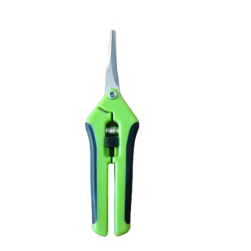 Stainless Steel Straight Blade Pruning Shears for Gardening and Floristry