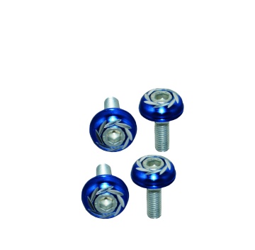 CARFU Universal License Plate Holder Screw Set of 4 AC-190