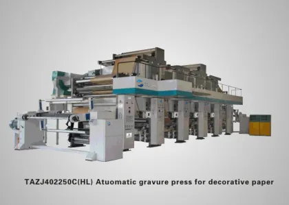 Tazj402250 (HLA) High Speed Decorative Paper Printing Machine