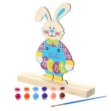 Wooden Easter Table Centerpieces: Craft Supplies for Festive Decorations