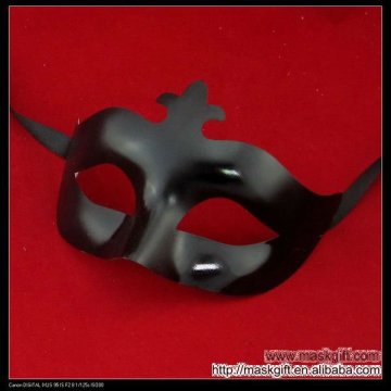 Hot sell venetian classic style black masquerade mask for black themed halloween