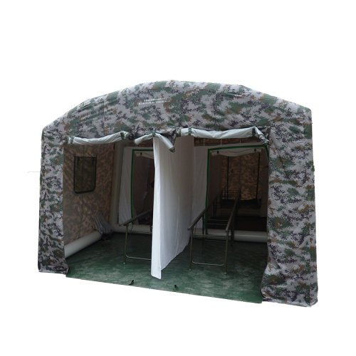 2-Lane Inflatable Mass Decontamination Tent with Camouflage