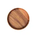 Vassoio da portata in legno Piatto da esposizione per dessert